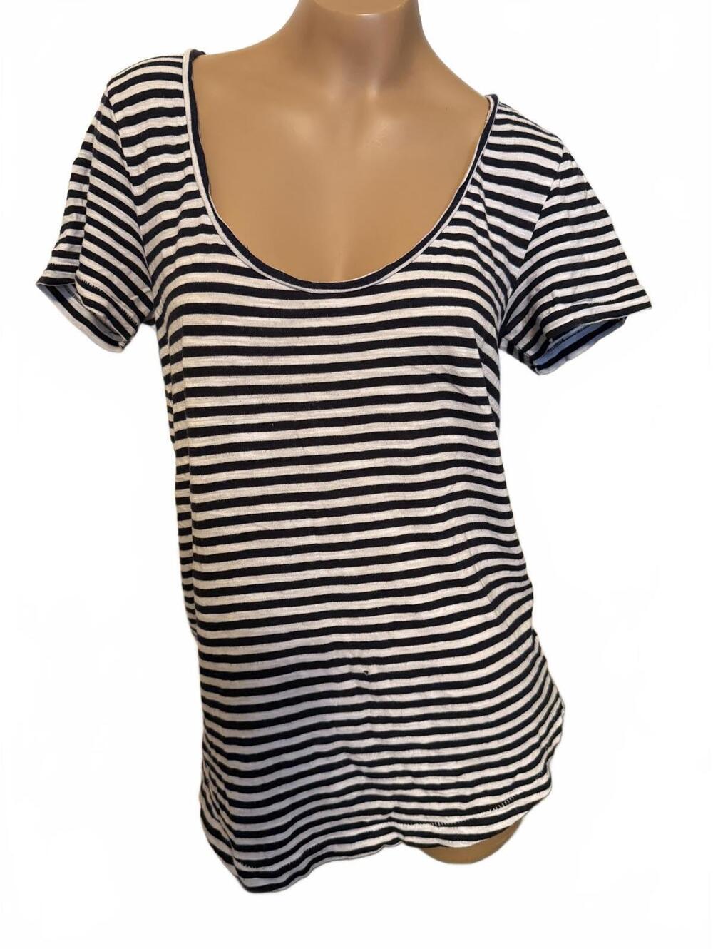 Banana Republic Striped Tee Small